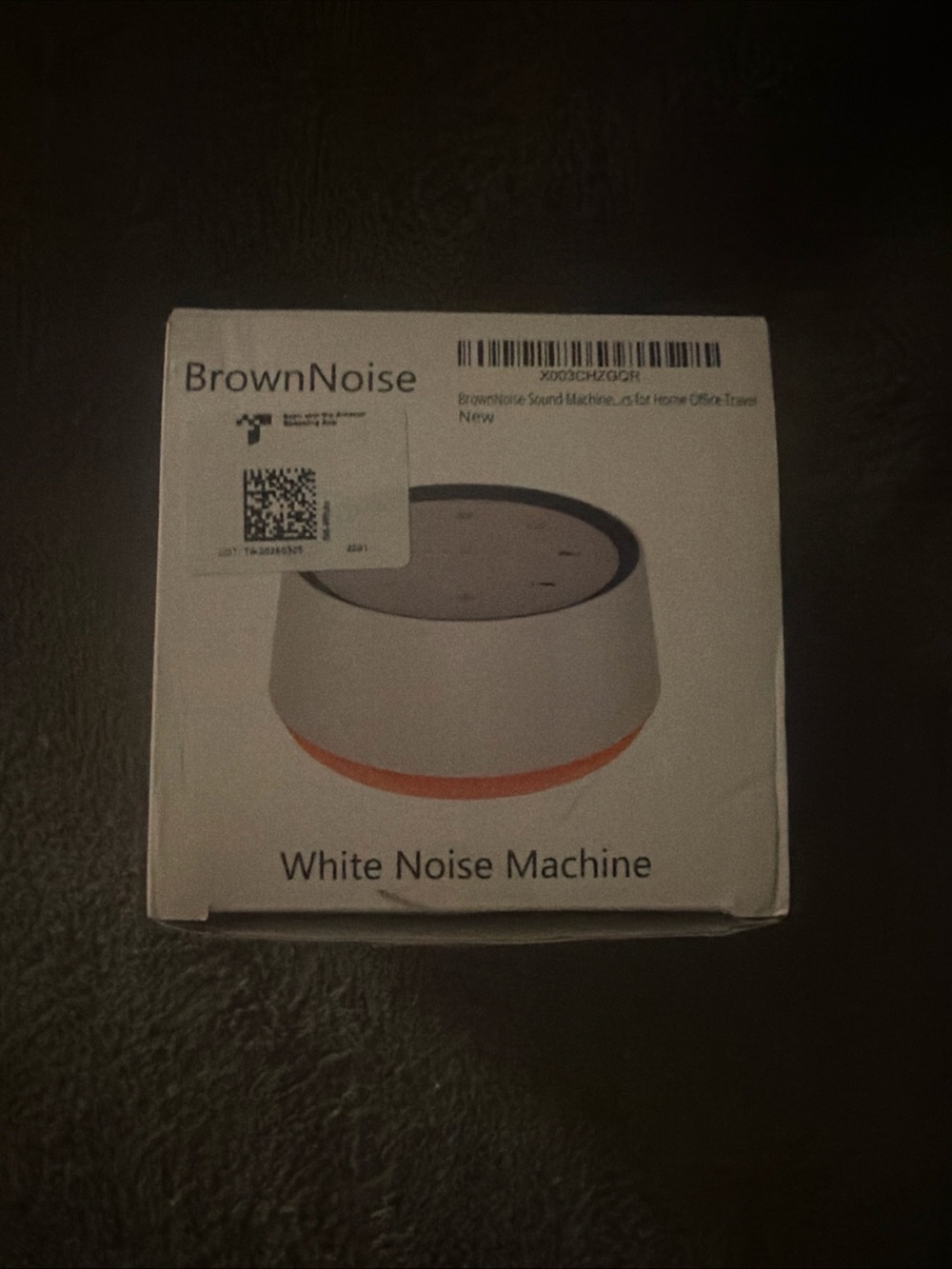 BrownNoise White Noise Machine BWN-T8, White, 4 in, 4x4x3 in